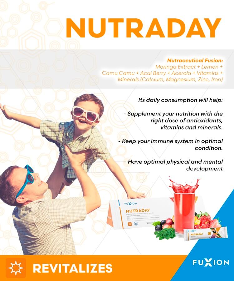 NUTRADAY FUXION USA: iron, selenium, acerola, moringa, children's vitamins. Price